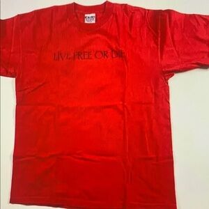 Live Free or Die Red T-Shirt